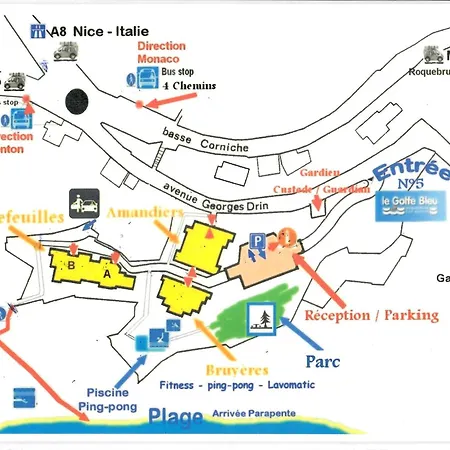 8 Pers, Spacieux Avec Wi-fi A - Fr-1-827-9 * Roquebrune-Cap-Martin